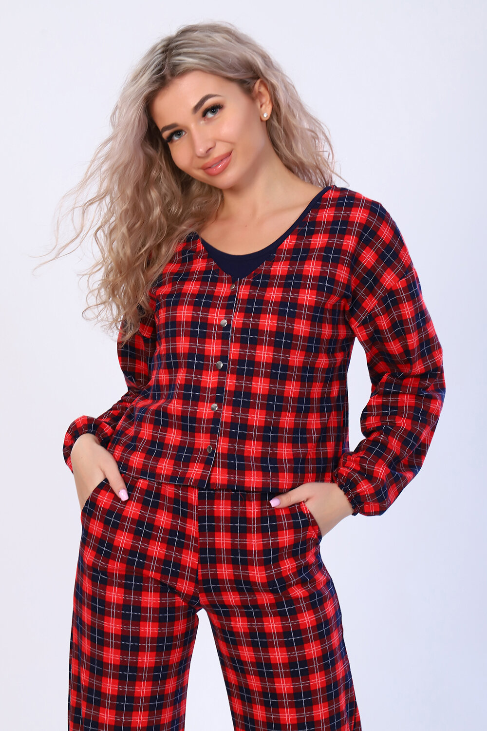 Натали Костюм 418561 36600 клетка