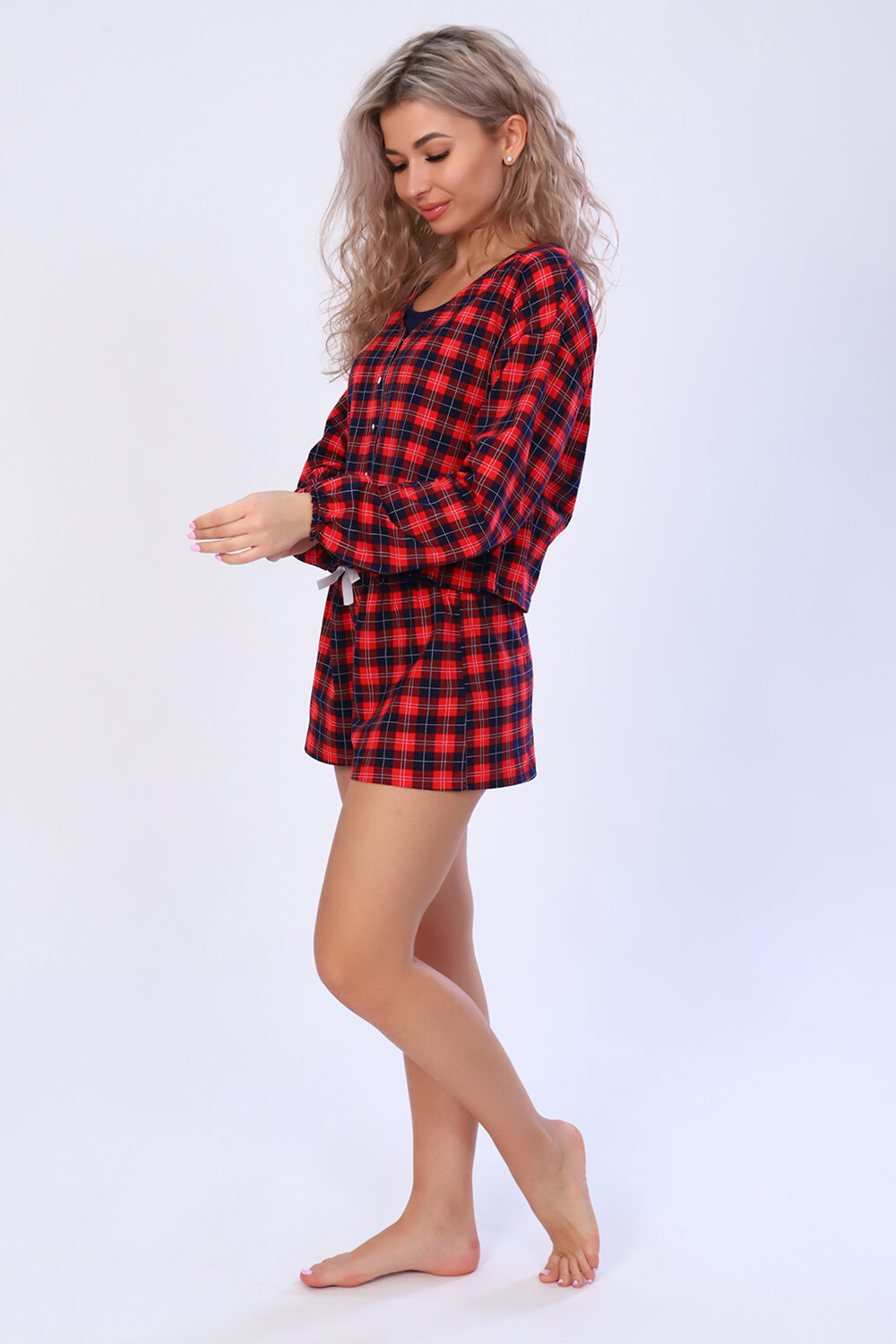 Натали Костюм 418562 36599 клетка