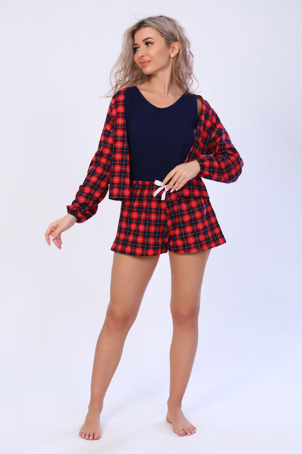 Натали Костюм 418562 36599 клетка