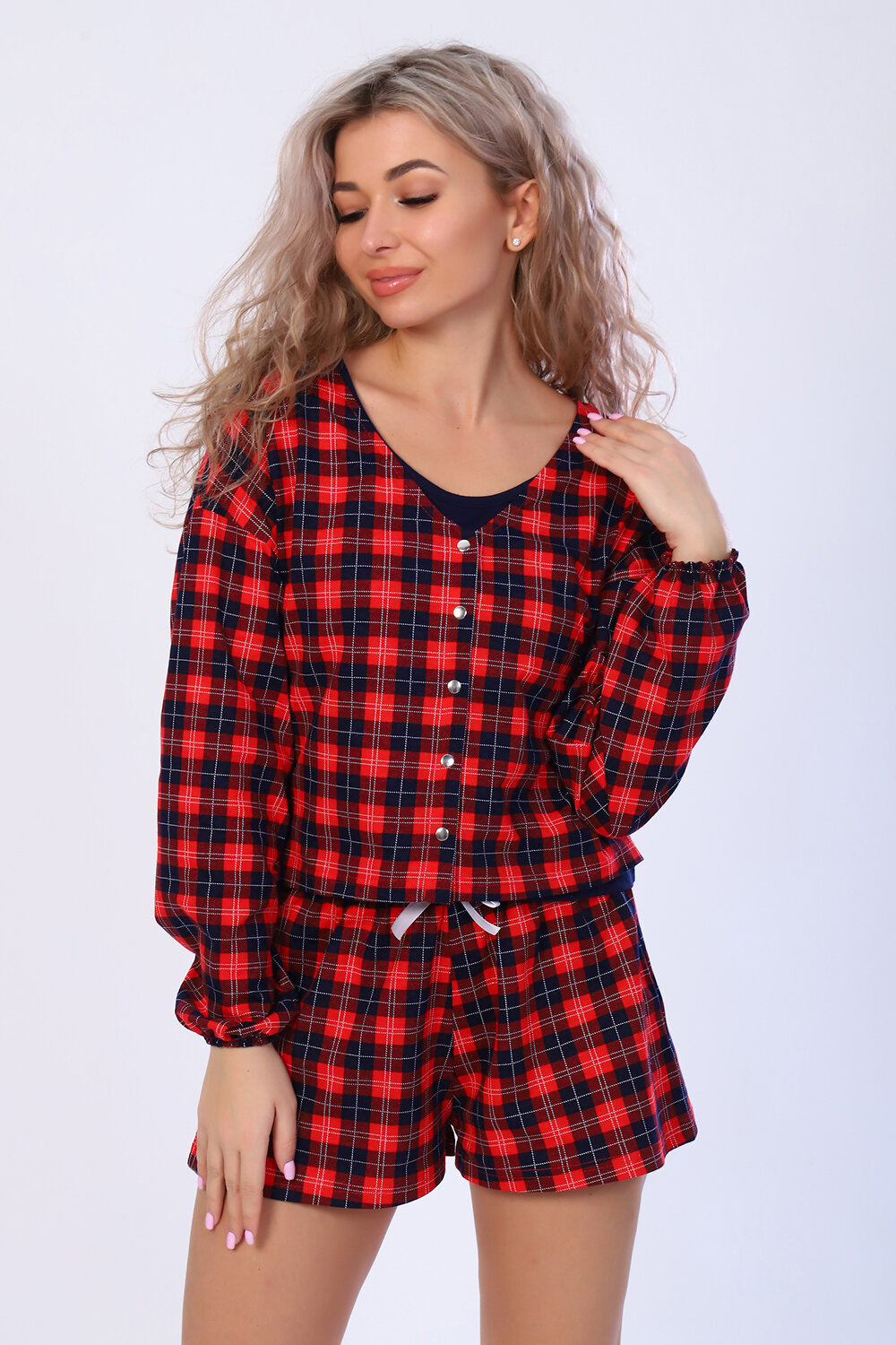 Натали Костюм 418562 36599 клетка