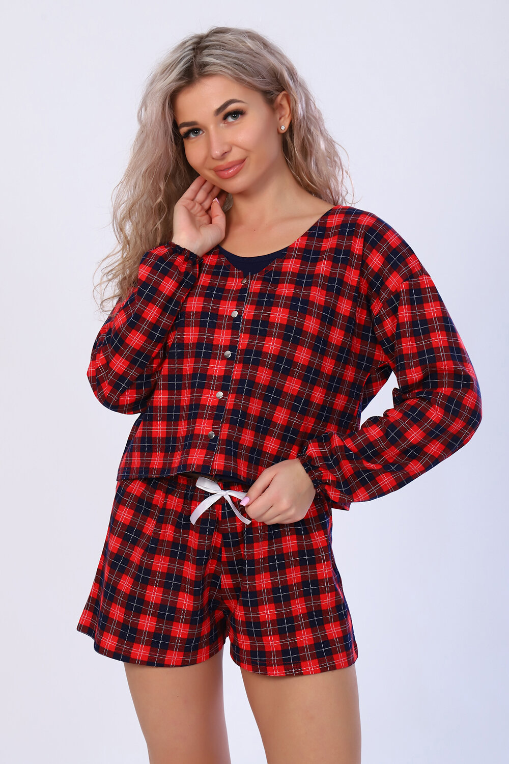 Натали Костюм 418562 36599 клетка