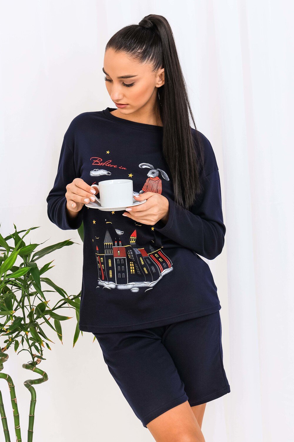 Натали Костюм 418572 21567 темно-синий