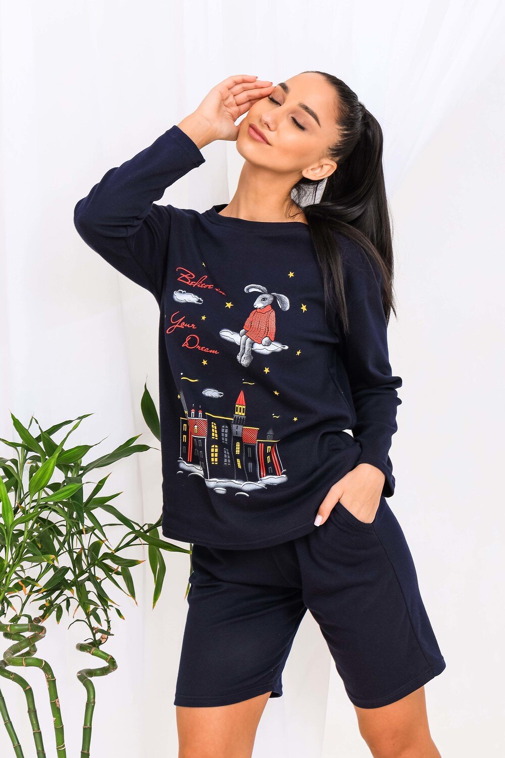 Натали Костюм 418572 21567 темно-синий