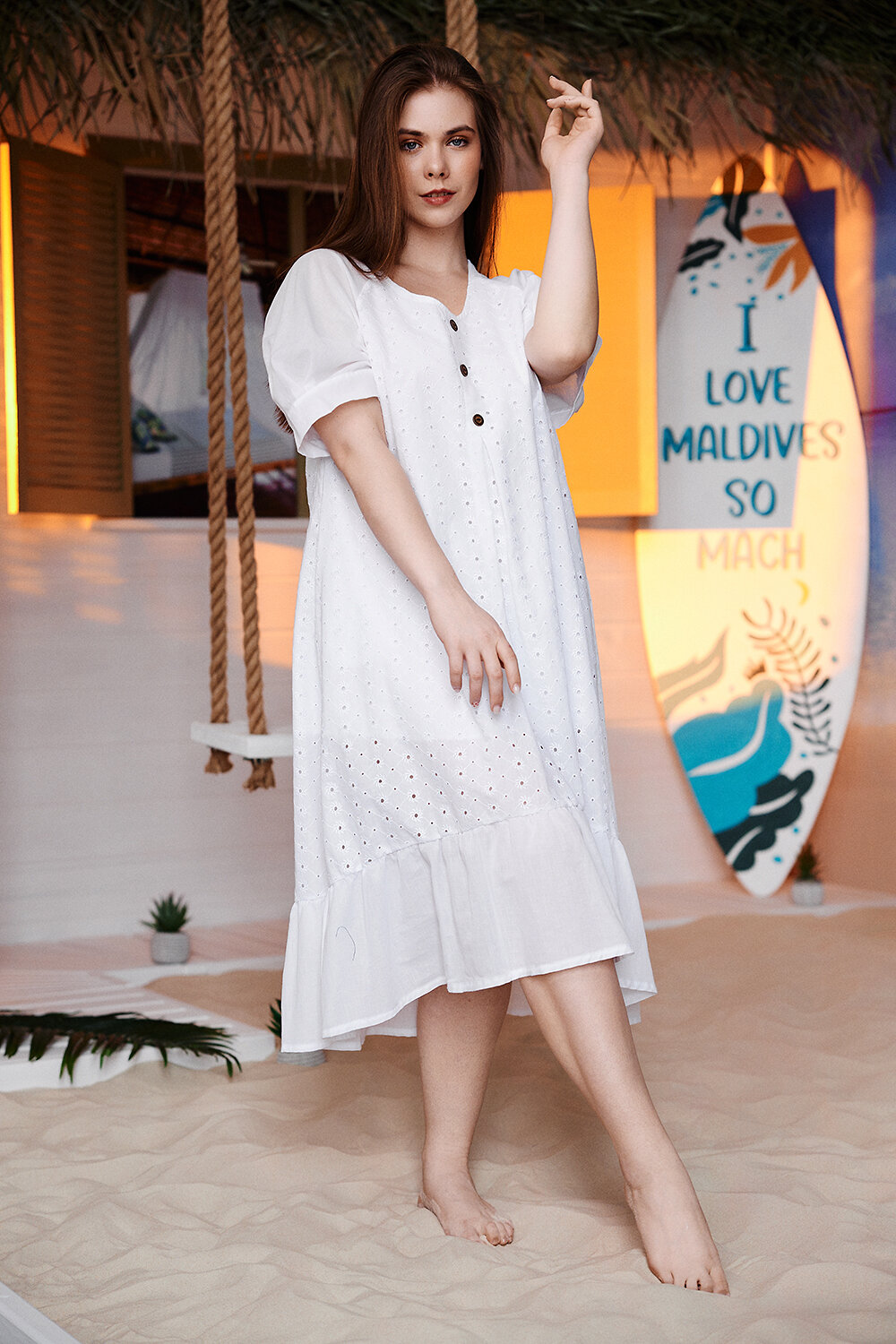 Натали Платье 418588 9183 белый