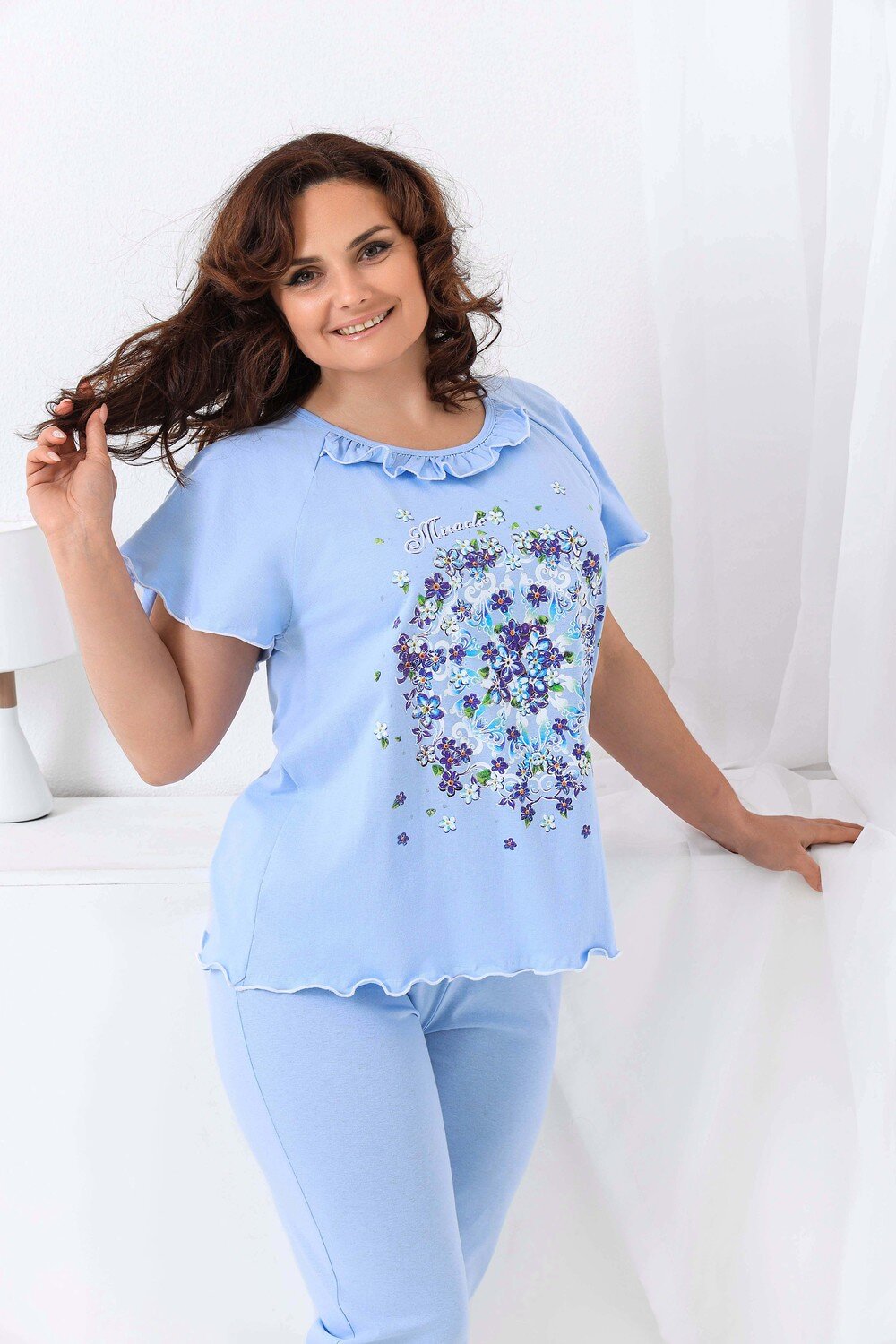 Натали Пижама 418611 21569 голубой