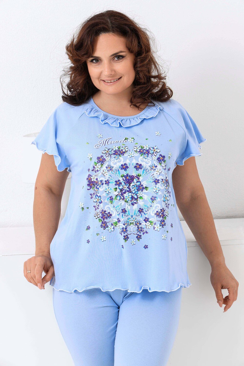 Натали Пижама 418611 21569 голубой