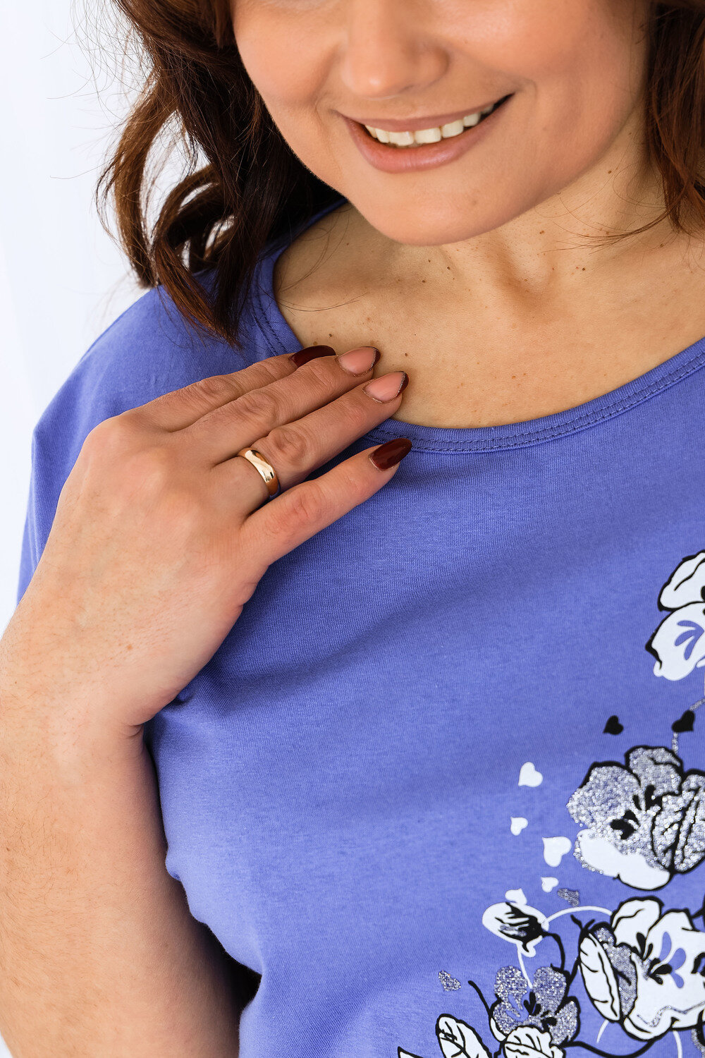 Натали Сорочка 418616 21568 синий