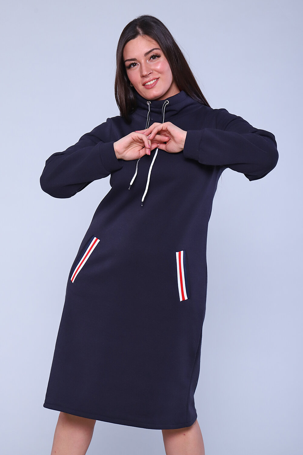 Натали Платье 418622 52231 темно-синий