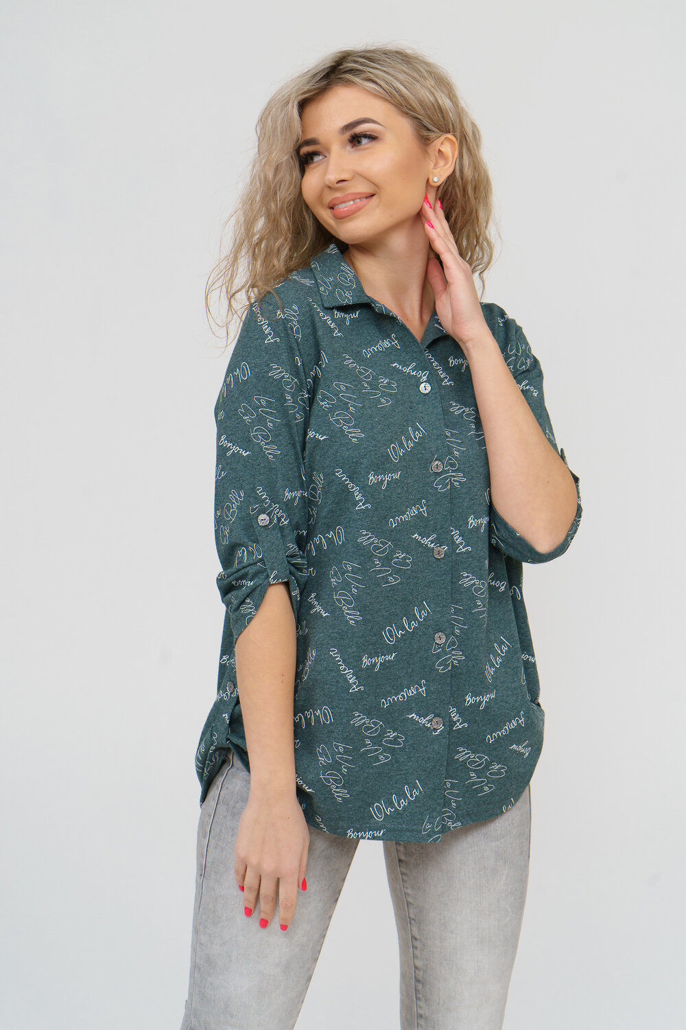 Натали Туника 418647 36603 зеленый