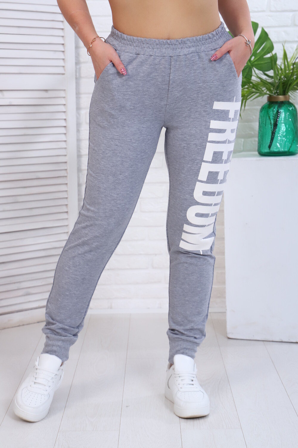 Натали Брюки 418649 57060 меланж