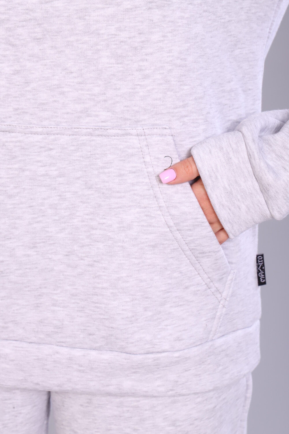 Натали Костюм 418659 6076 серый меланж