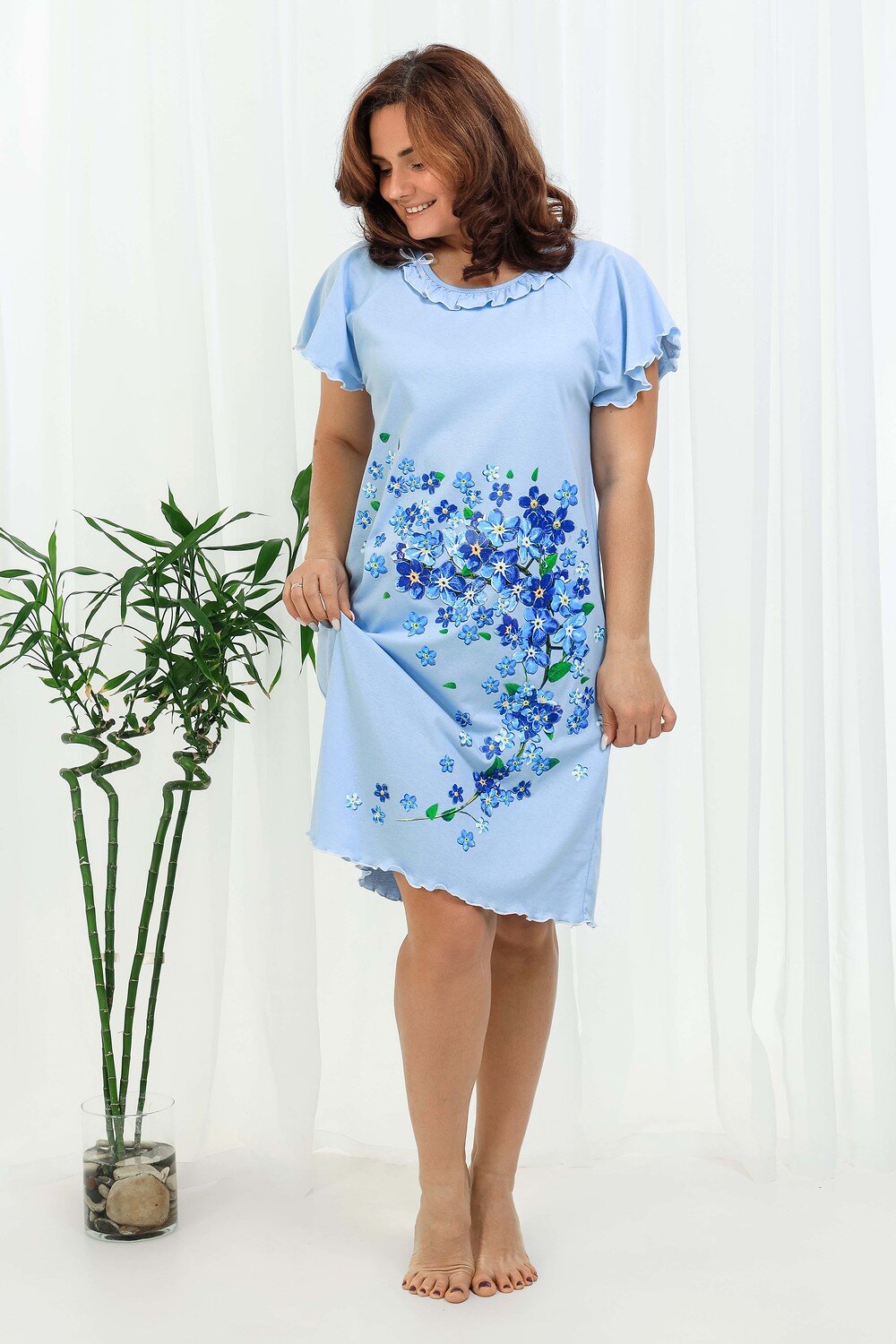 Натали Сорочка 418682 21563 голубой