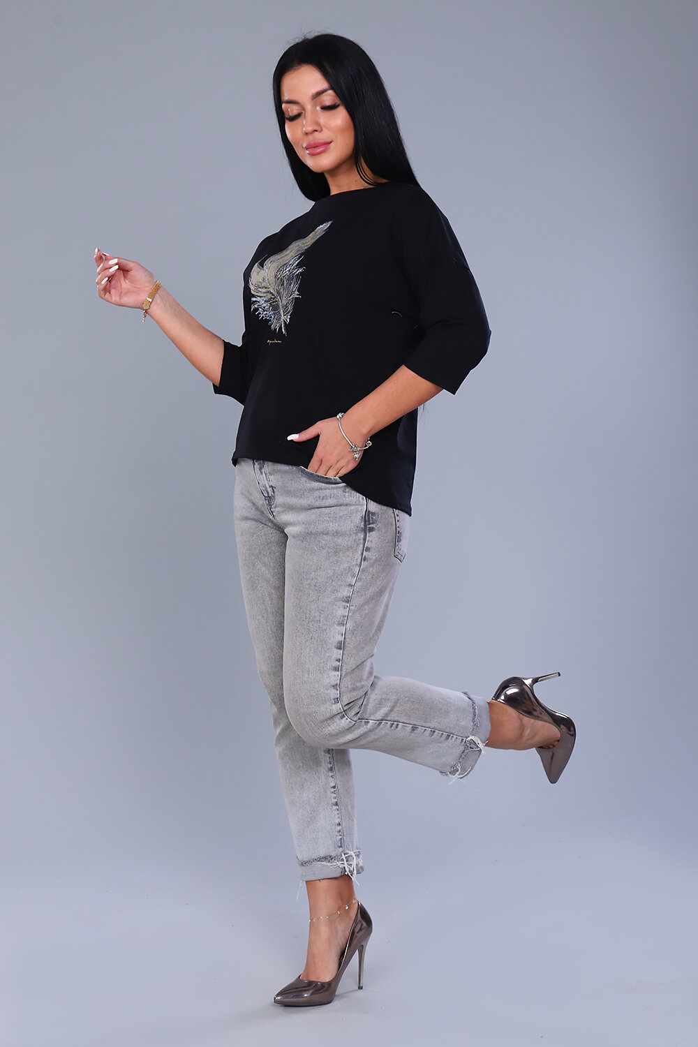 Натали Джемпер 418777 82003 черный