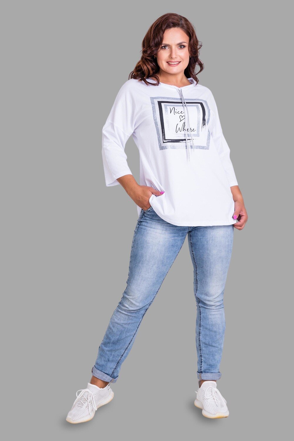 Натали Футболка 418826 50518 белый