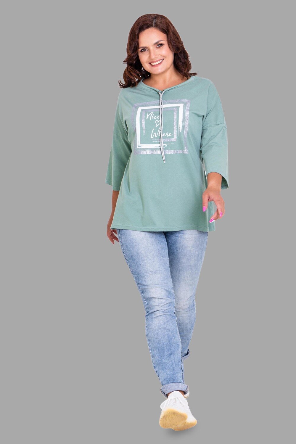 Натали Футболка 418829 50518 зелёный