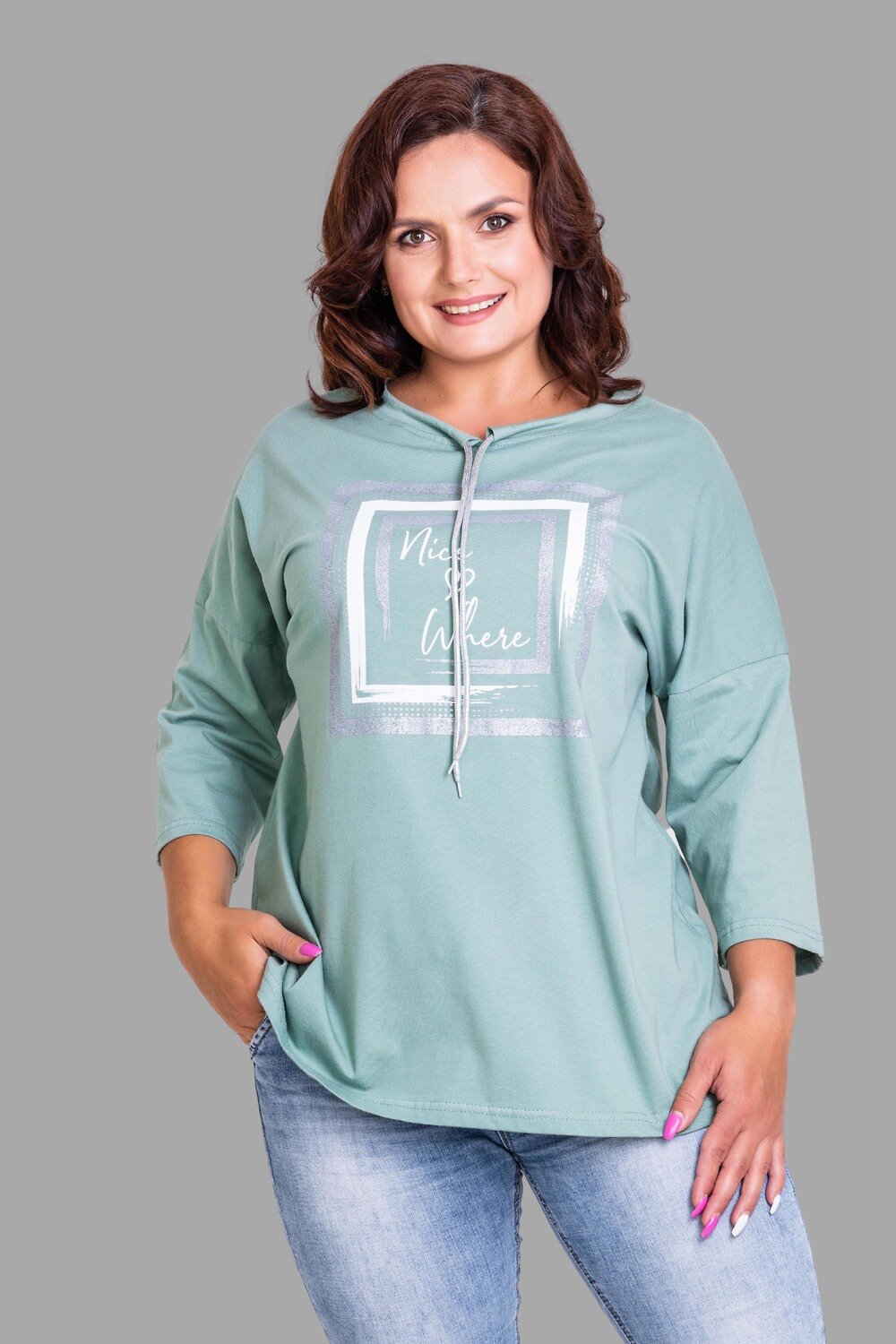 Натали Футболка 418829 50518 зелёный