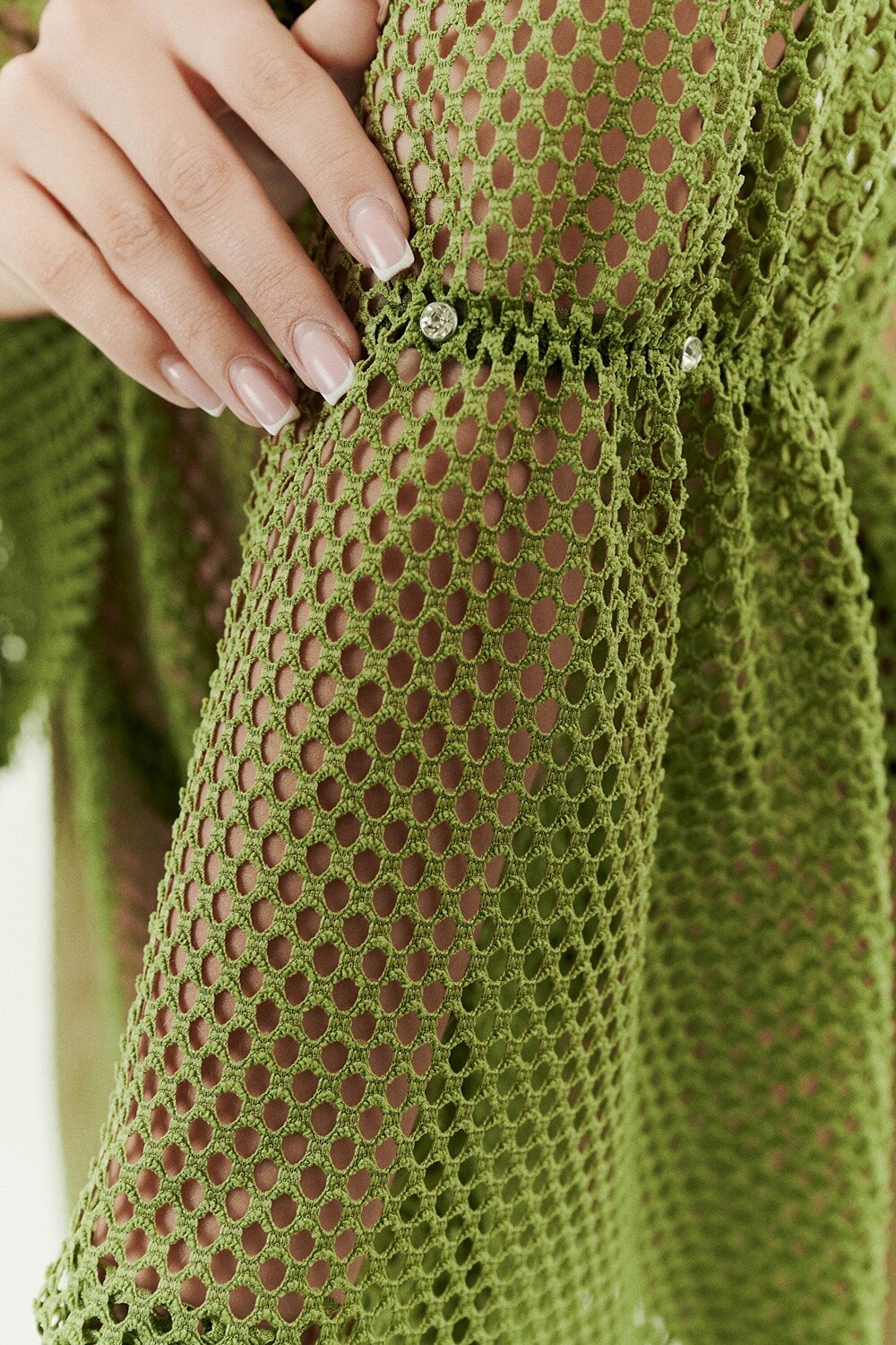 Натали Туника 418902 67010 хаки (крупная сетка)