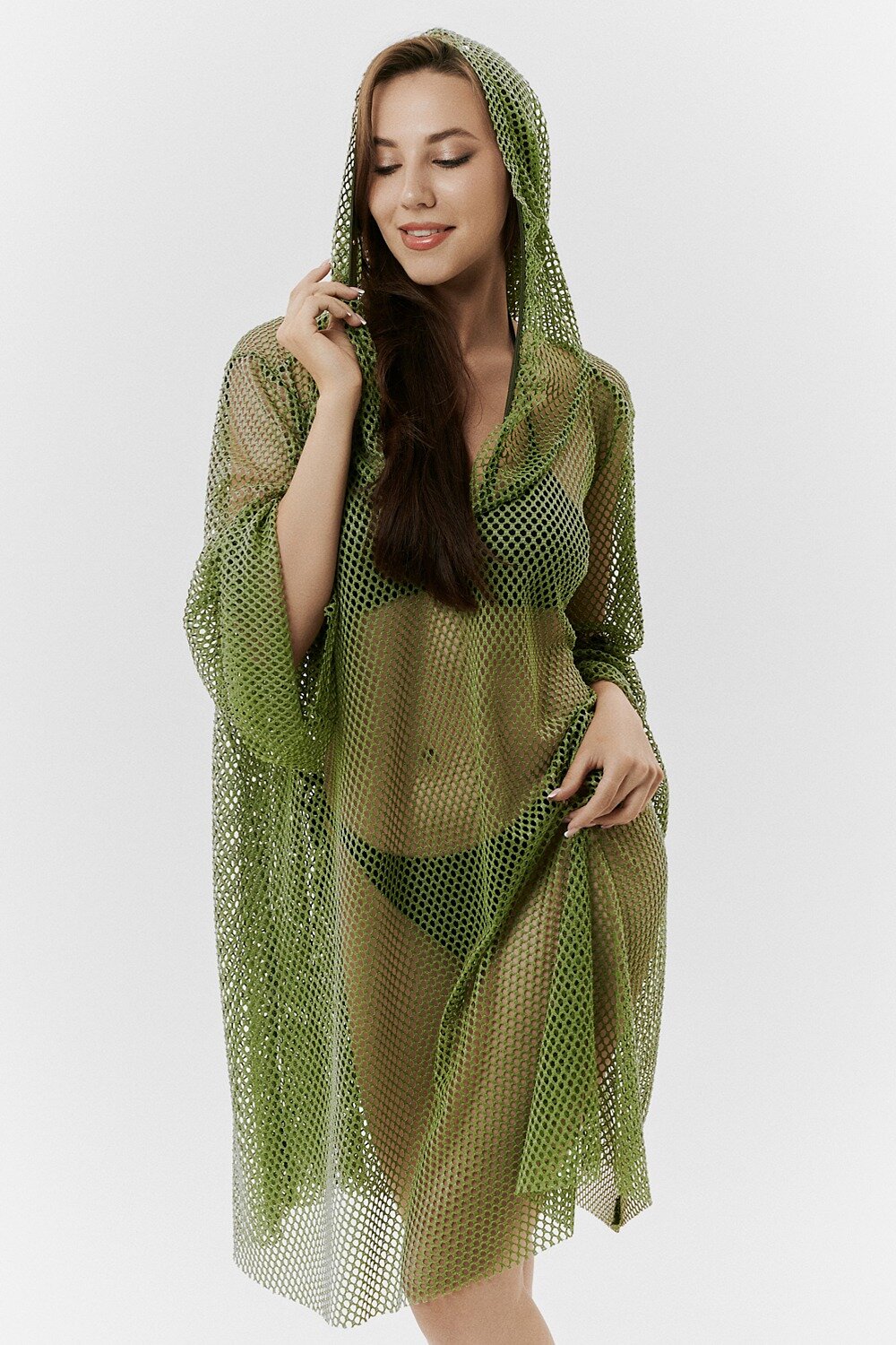 Натали Туника 418902 67010 хаки (крупная сетка)