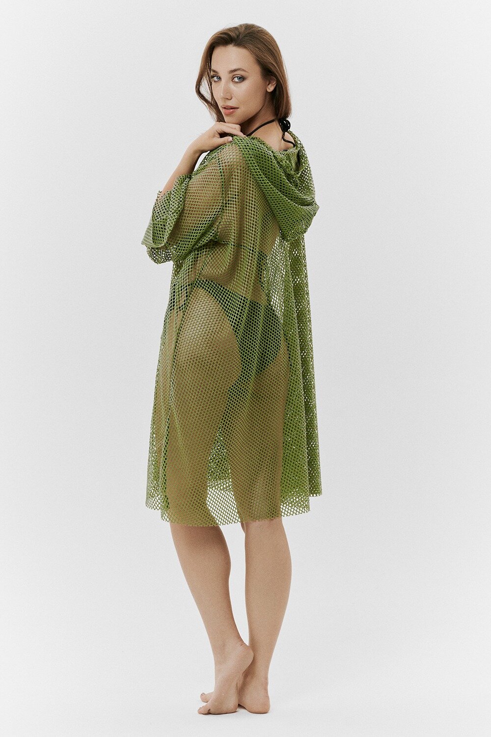 Натали Туника 418902 67010 хаки (крупная сетка)