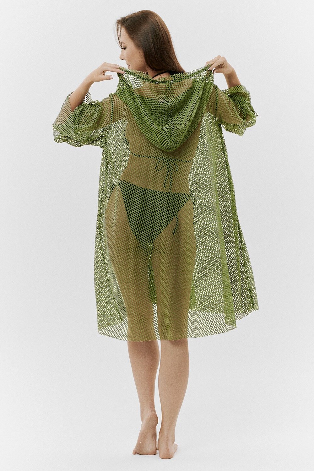 Натали Туника 418902 67010 хаки (крупная сетка)