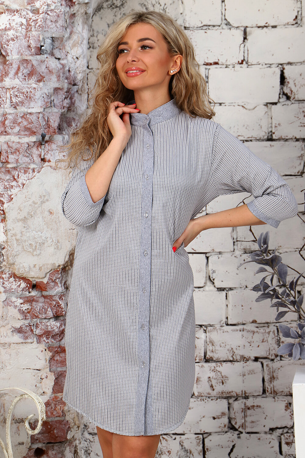 Натали Платье 418942 20645 серый