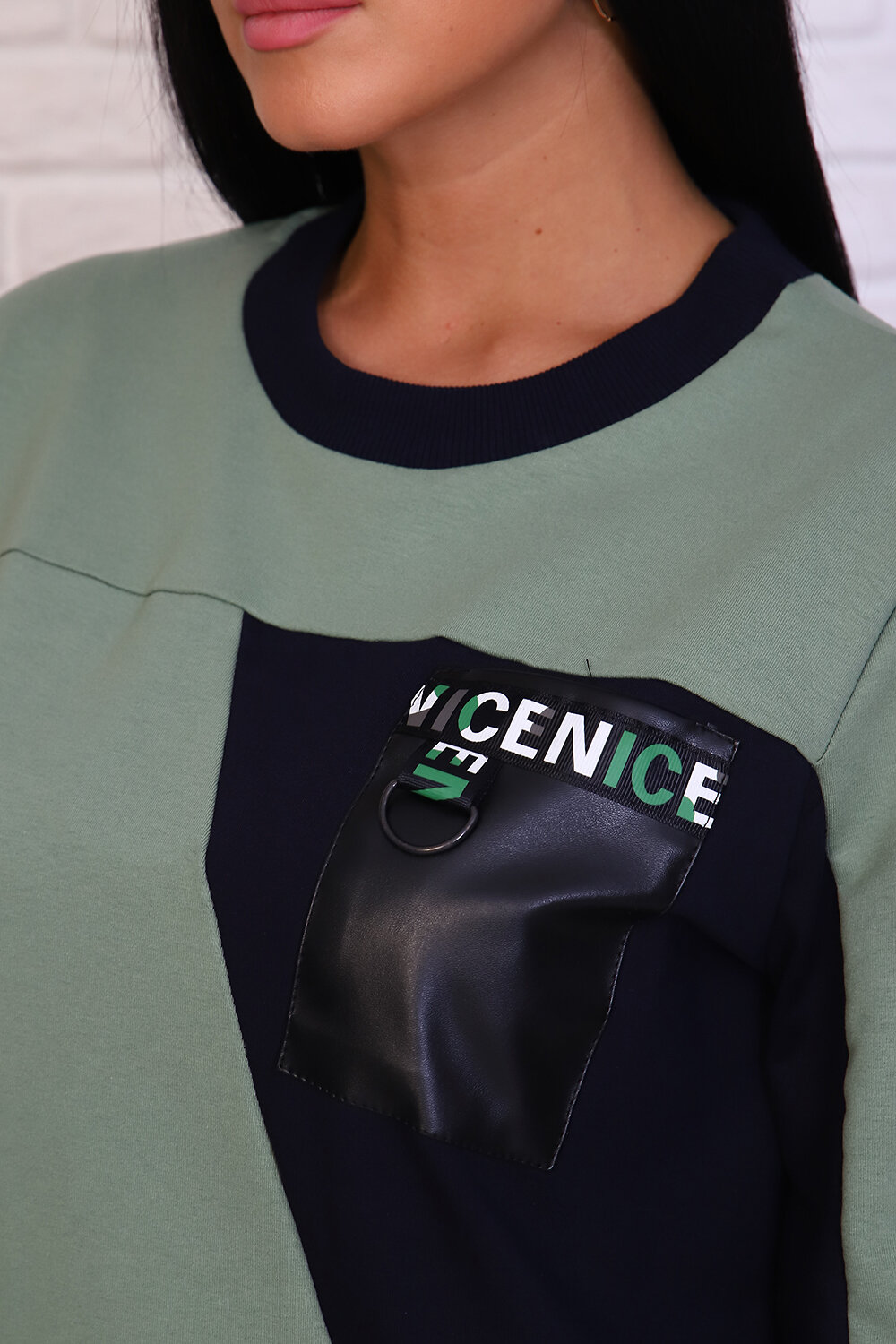 Натали Платье 419877 47060 оливковый