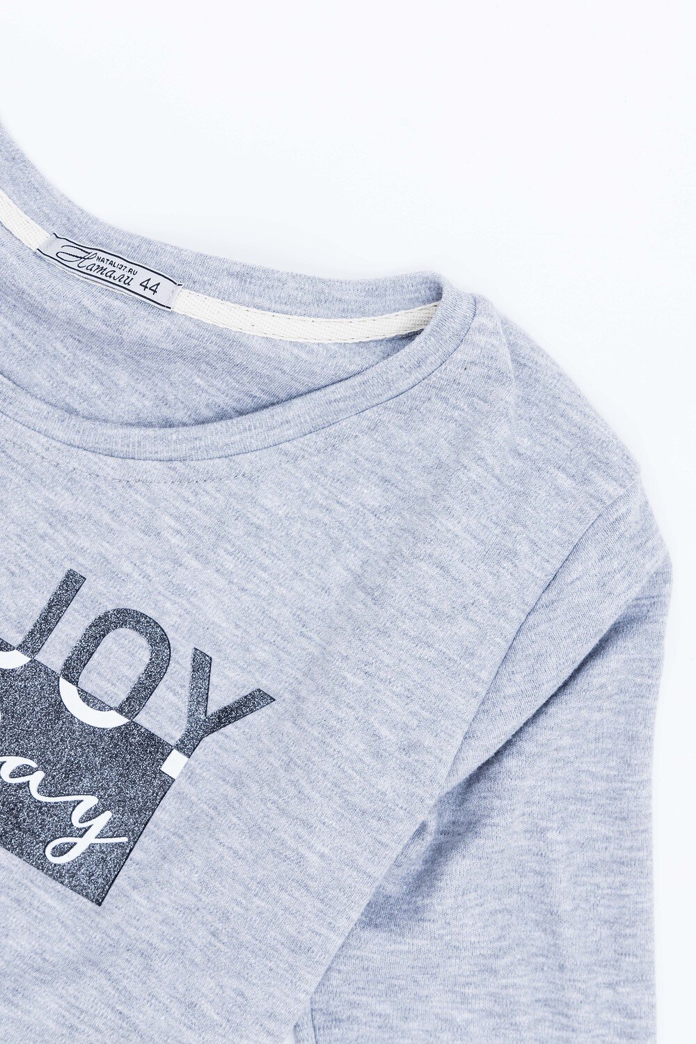 Натали Лонгслив 420076 21537 серый меланж