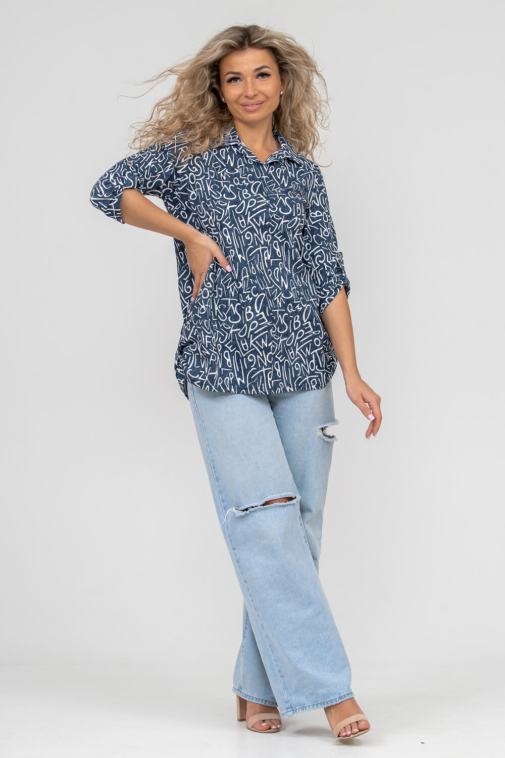 Натали Туника 420227 36545 синий