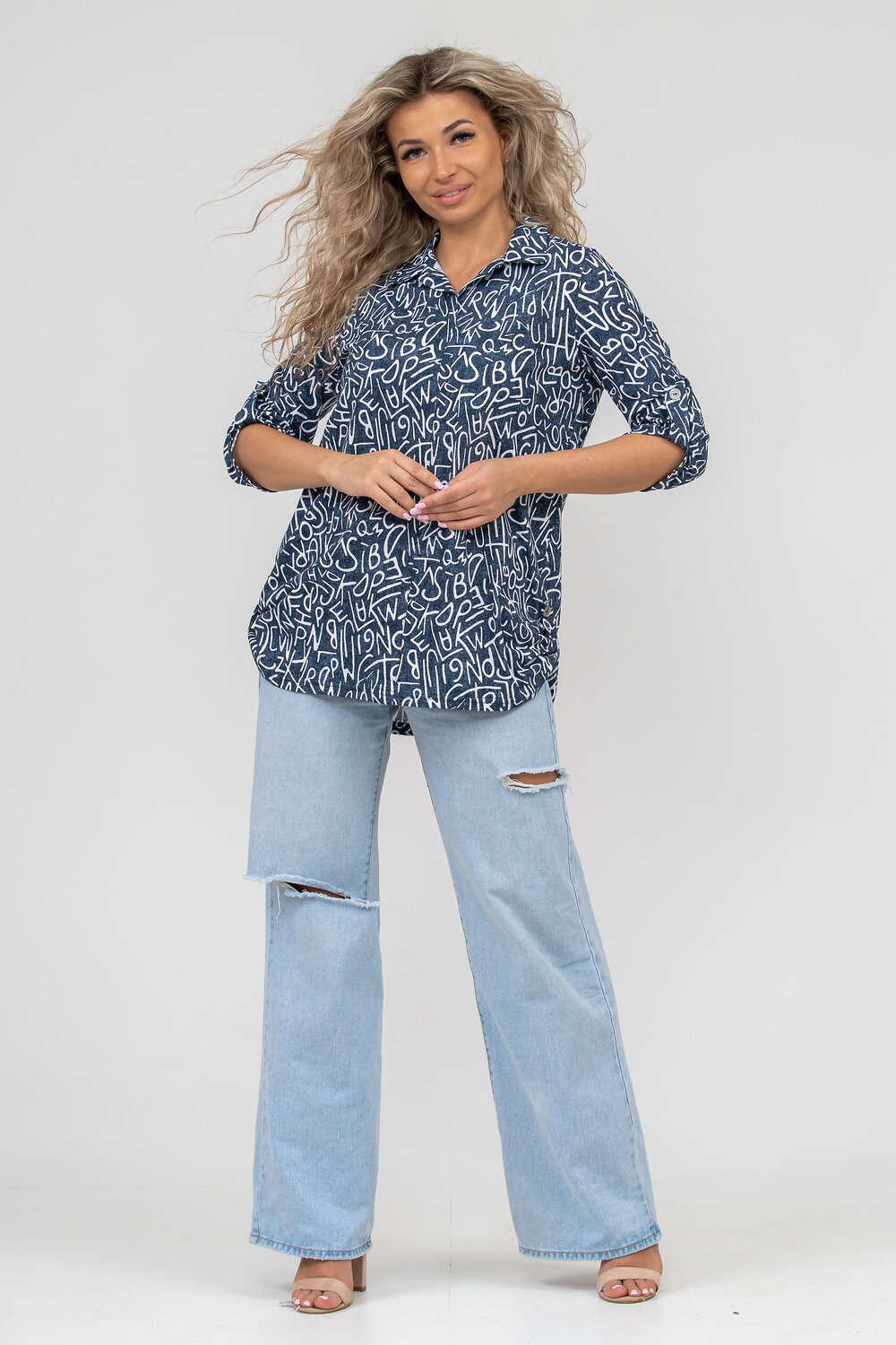 Натали Туника 420227 36545 синий
