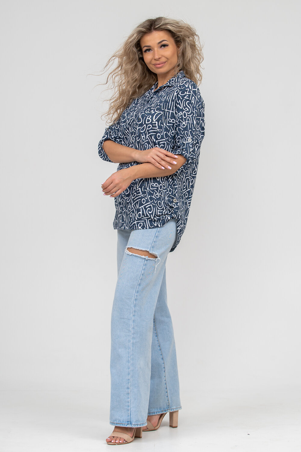 Натали Туника 420227 36545 синий