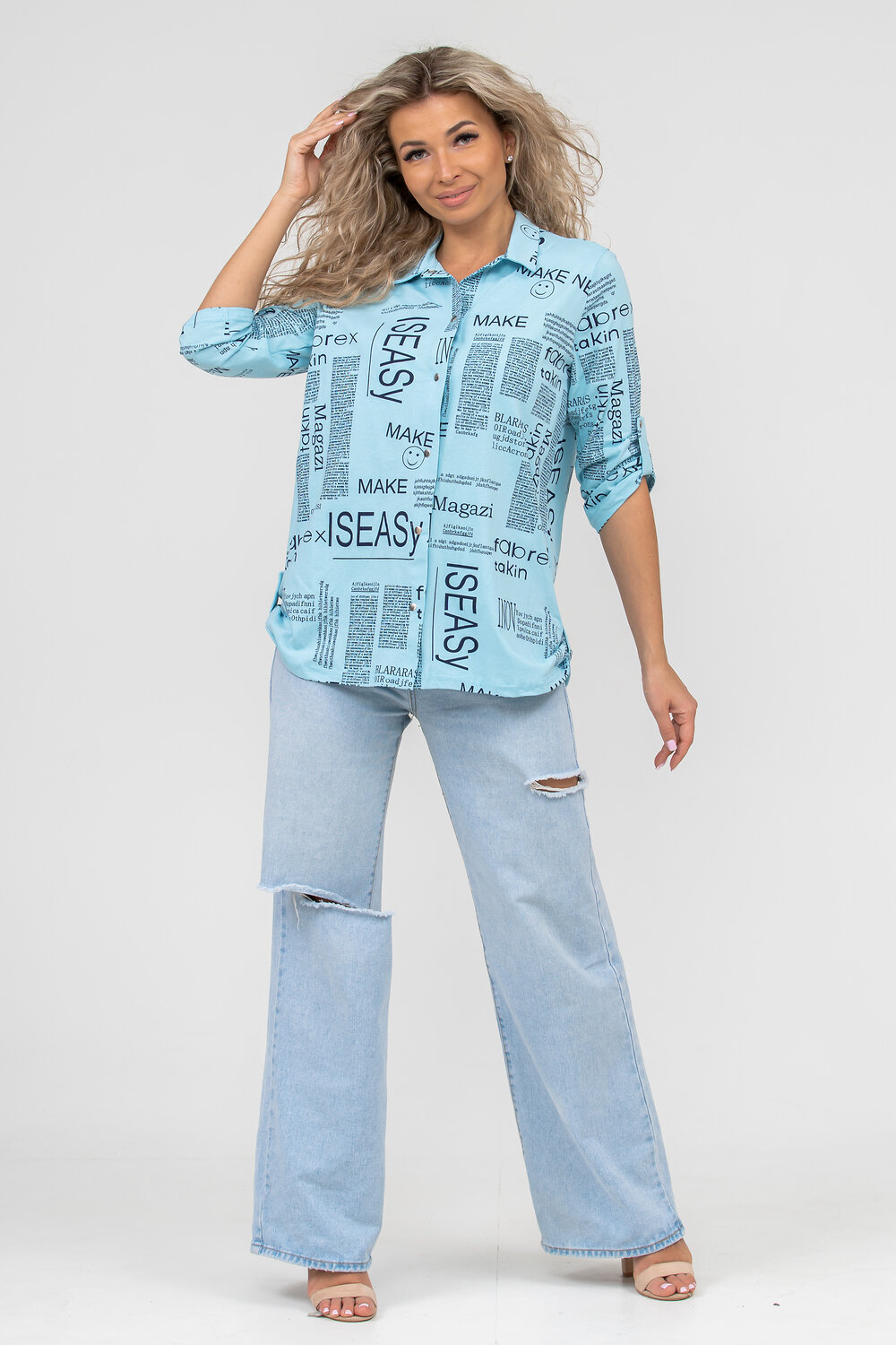 Натали Туника 420708 36544 голубой