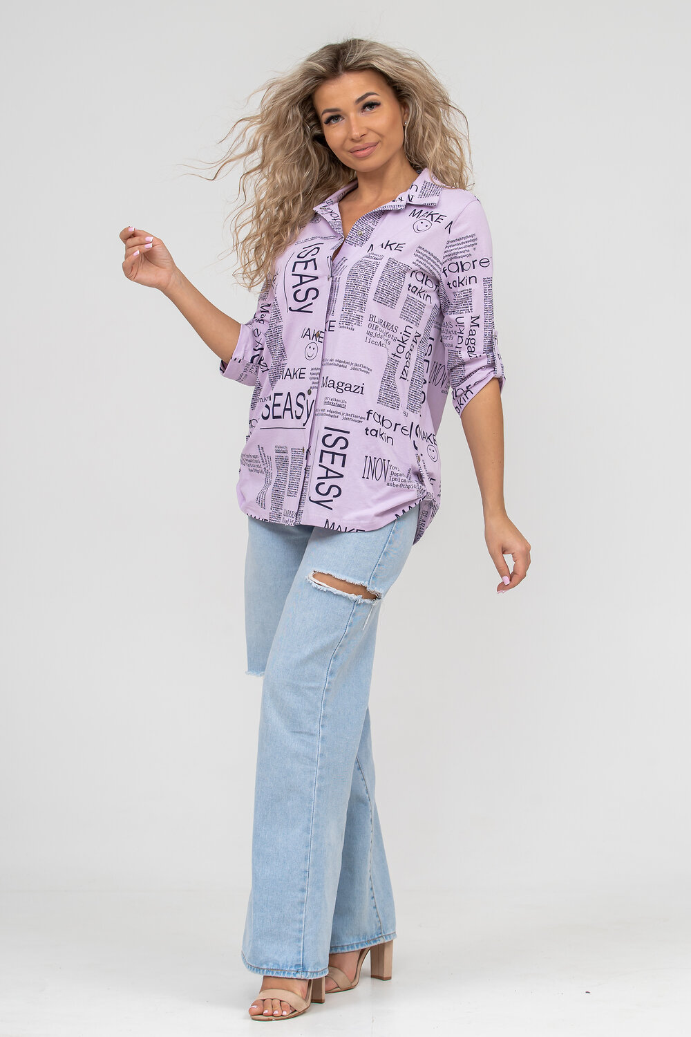 Натали Туника 420711 36544 сиреневый