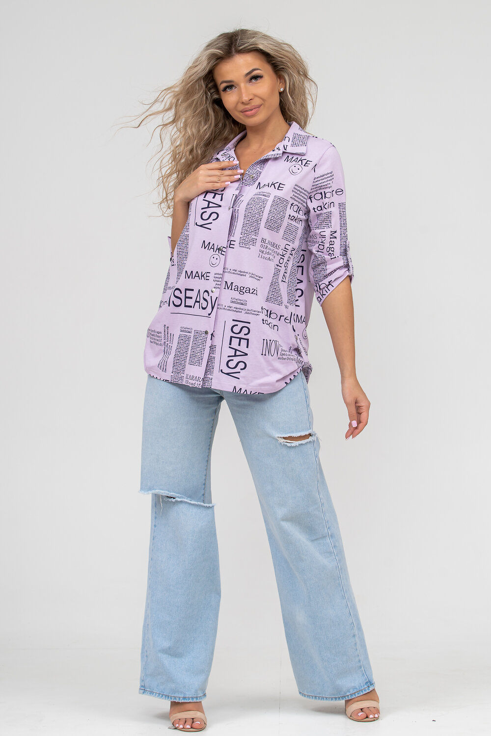 Натали Туника 420711 36544 сиреневый