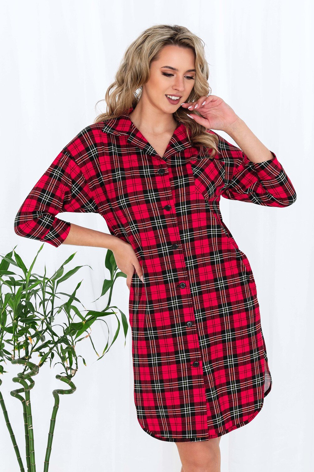 Натали Халат 420752 21532 красный