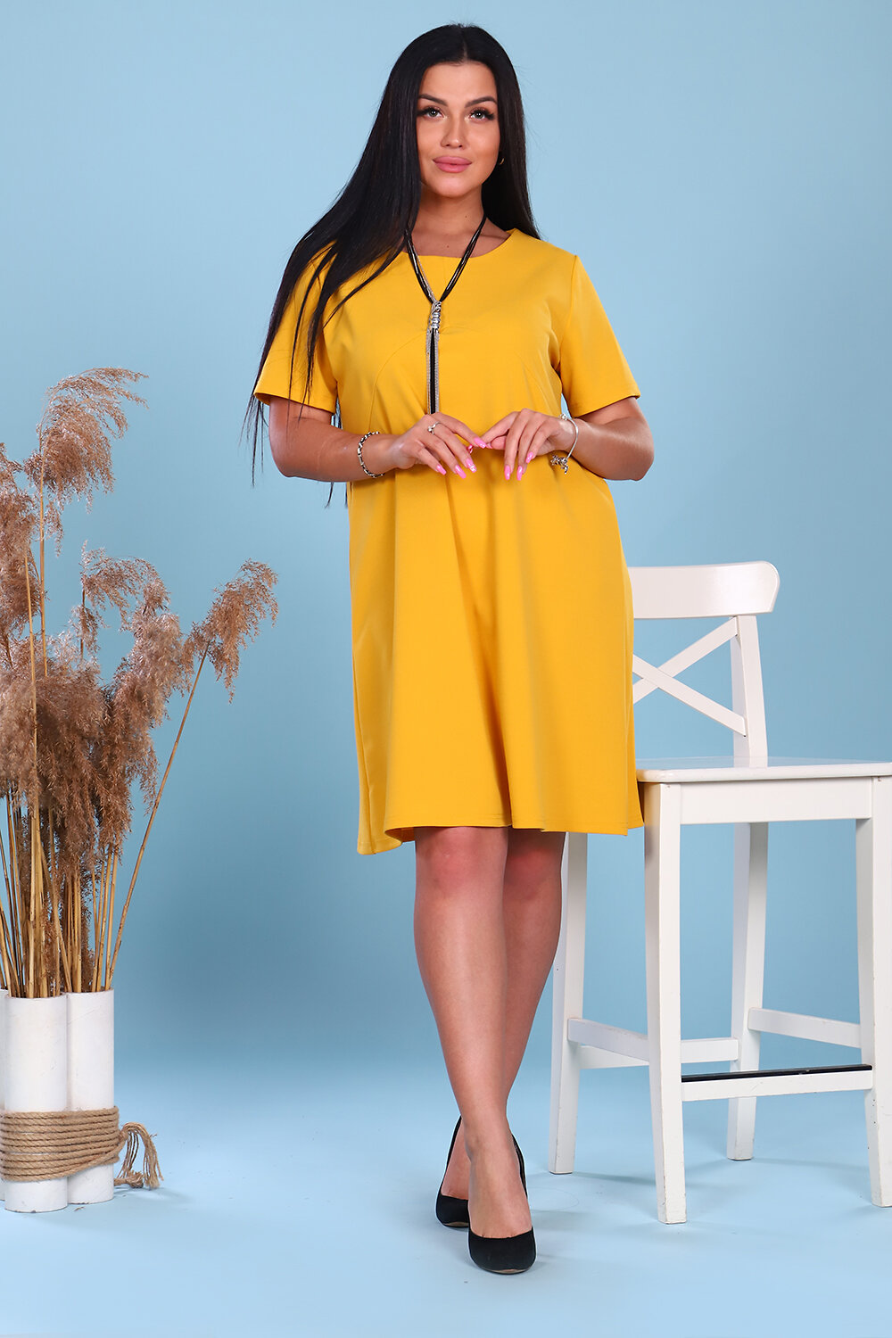 Натали Платье 421183 47031 желтый