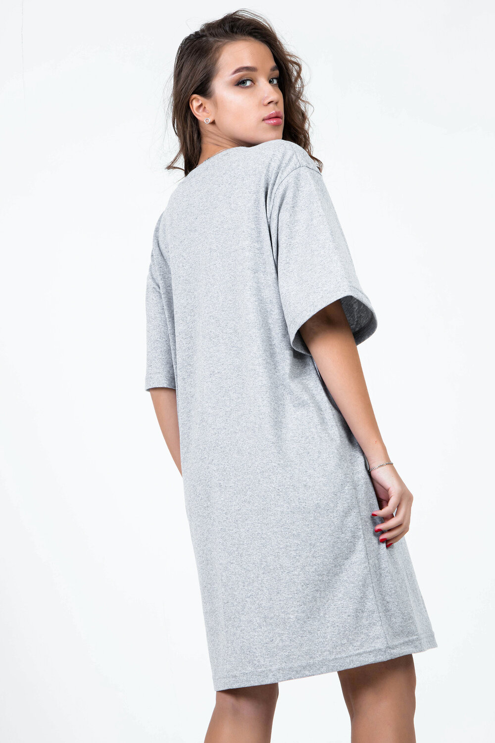 Натали Туника 421315 21526 серый меланж