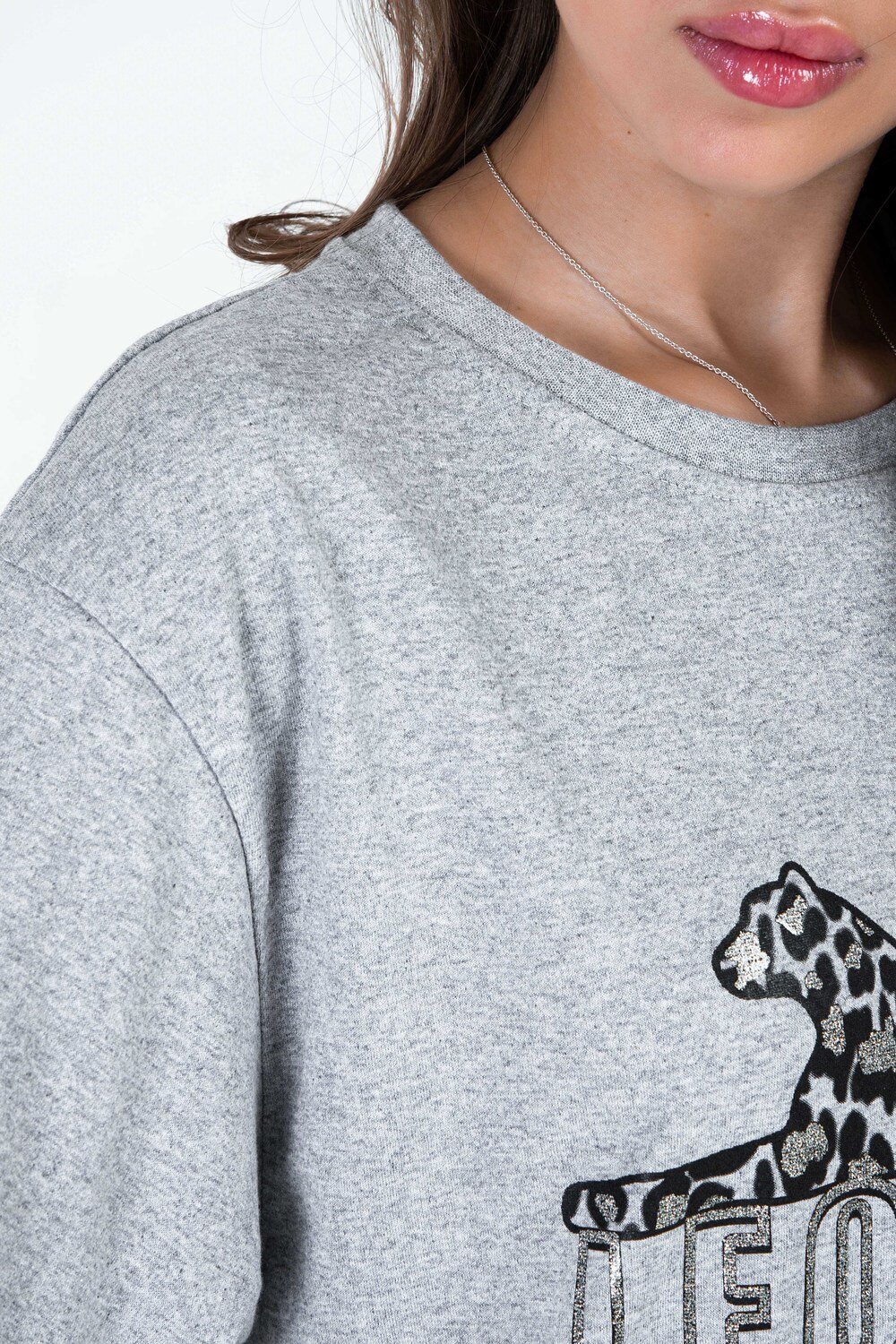 Натали Туника 421315 21526 серый меланж