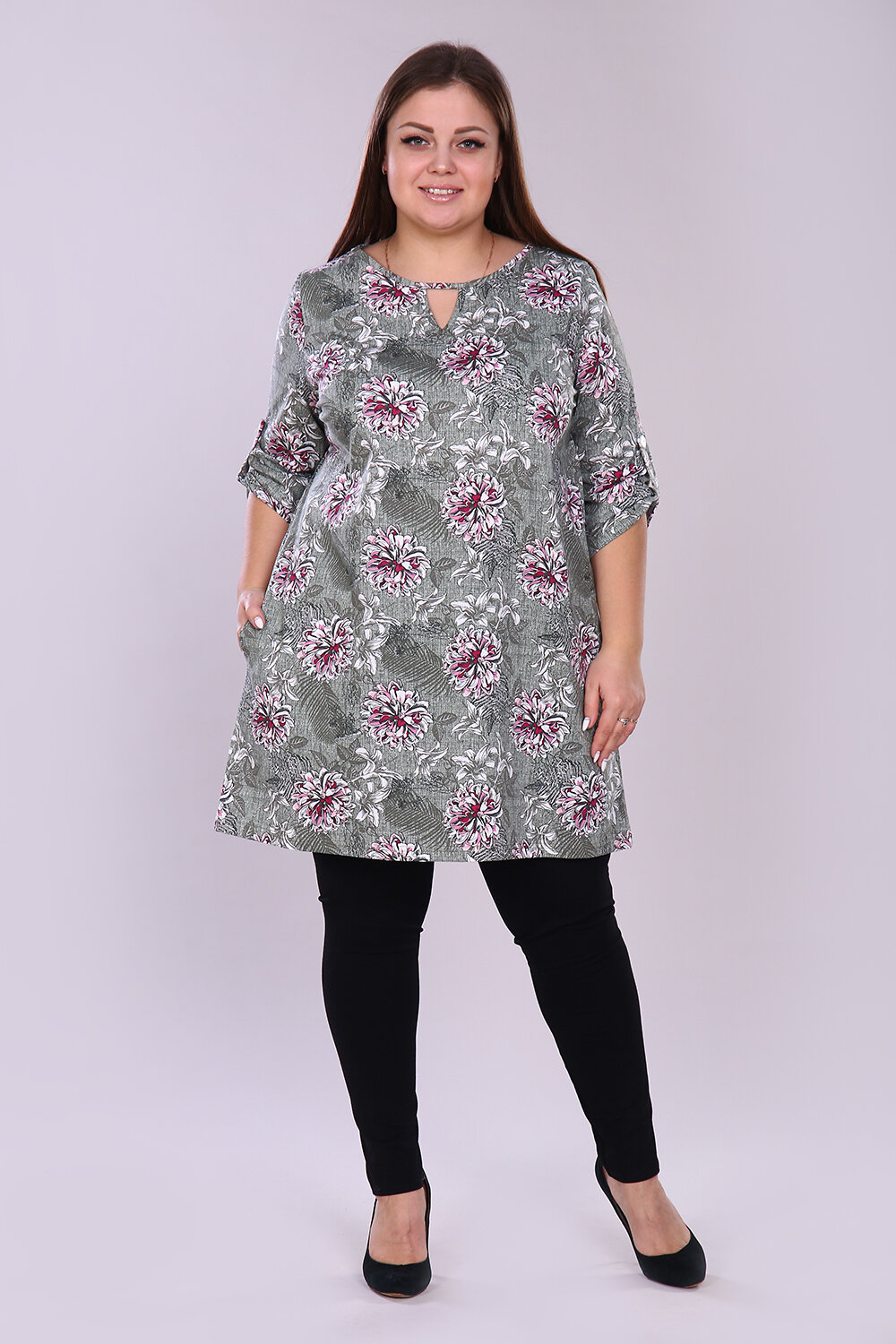 Натали Туника 421346 36535 хаки