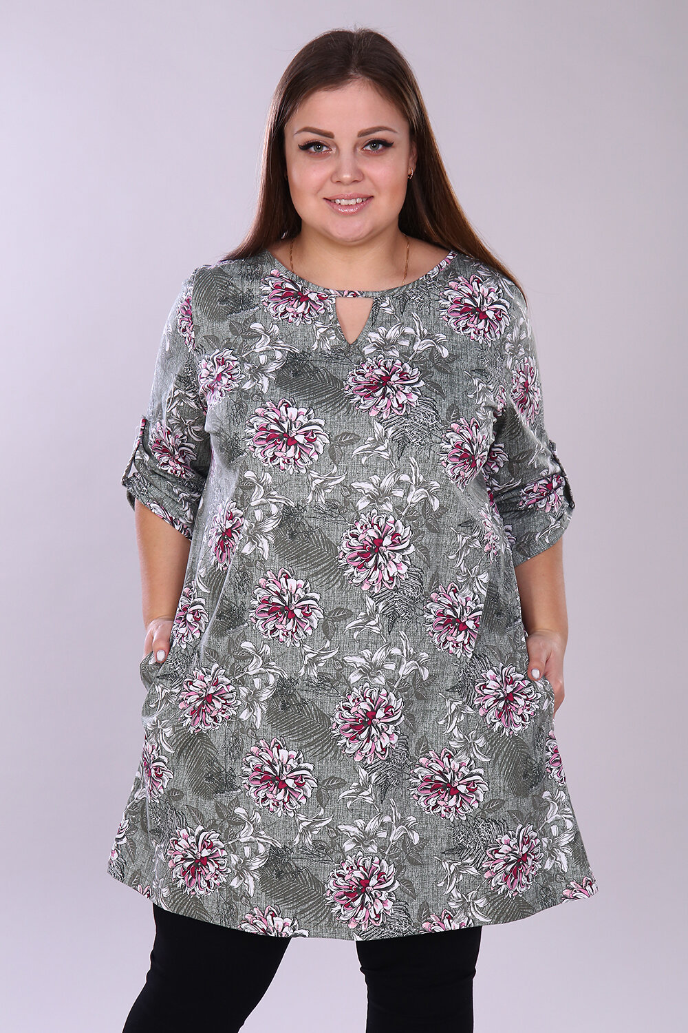 Натали Туника 421346 36535 хаки