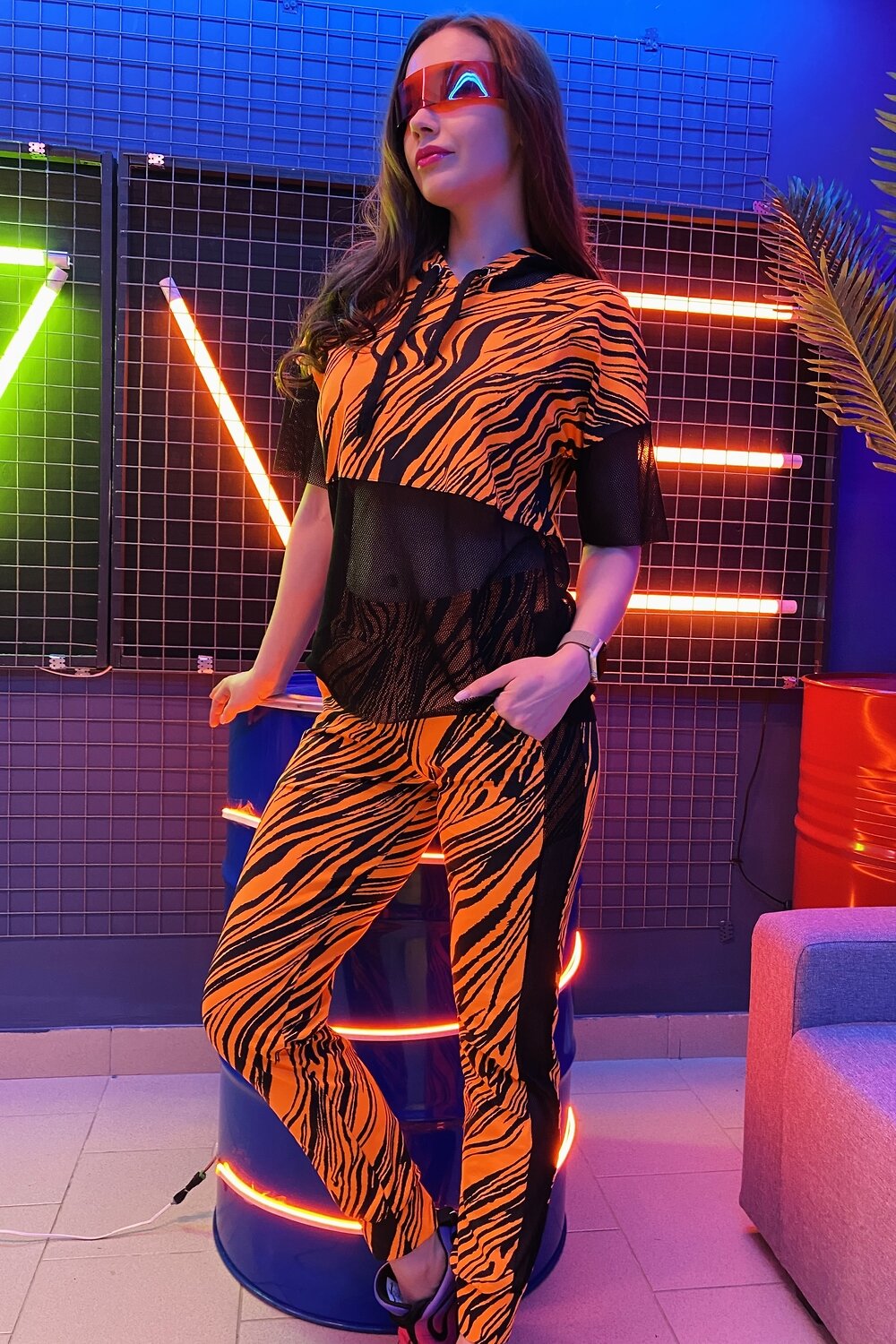 Натали Костюм 421622 8055 оранжевый