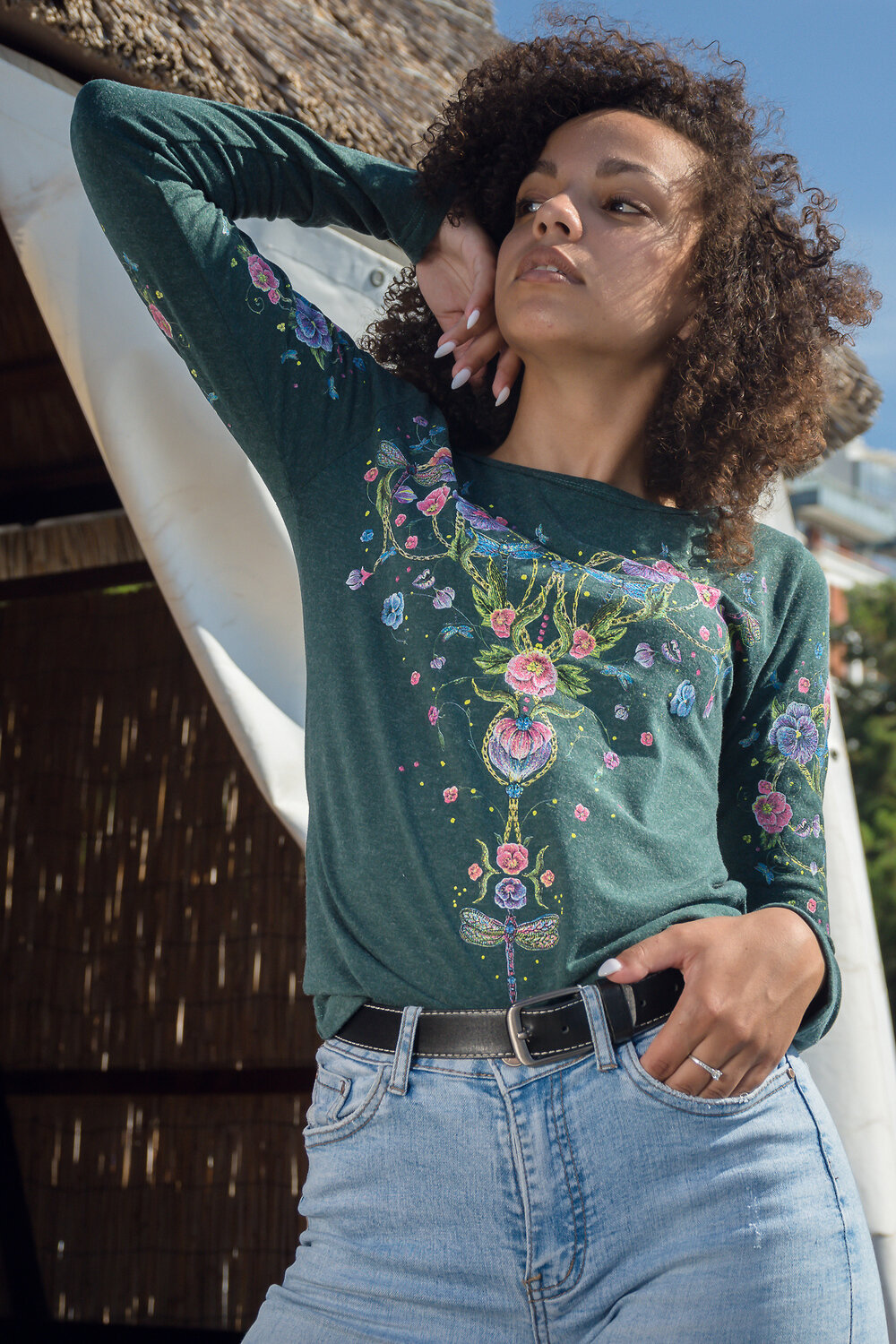 Натали Джемпер 421711 Джемпер Энигма изумруд