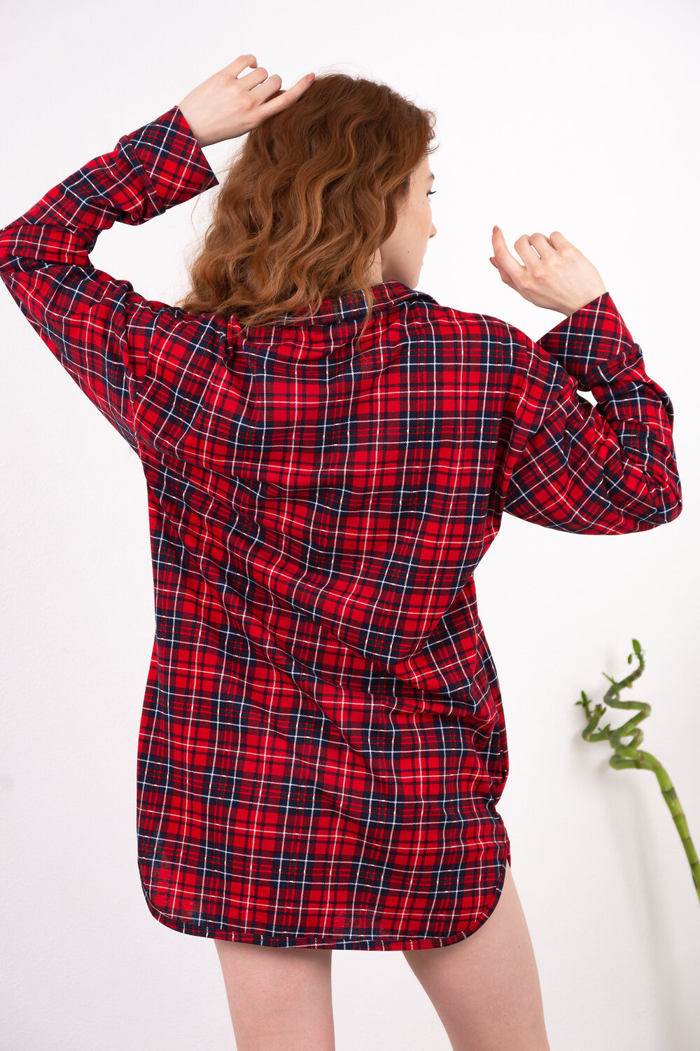 Натали Туника 421766 Туника Ригель красная клетка