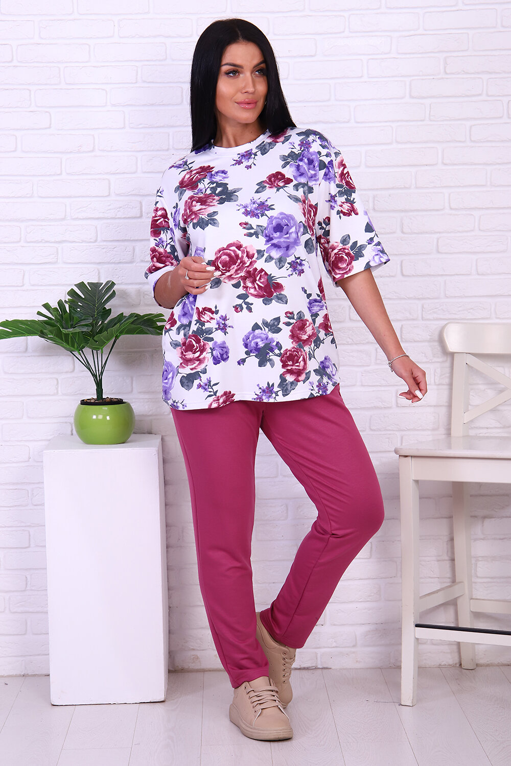 Натали Брюки 423249 47074 брусника