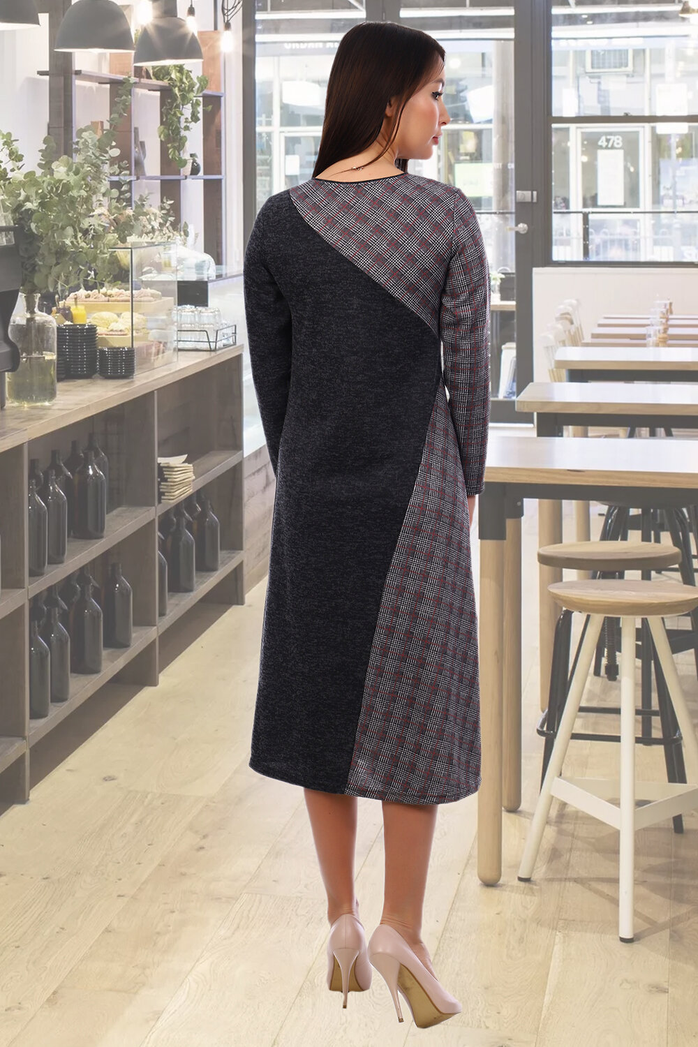 Натали Платье 424397 Платье Сима графит