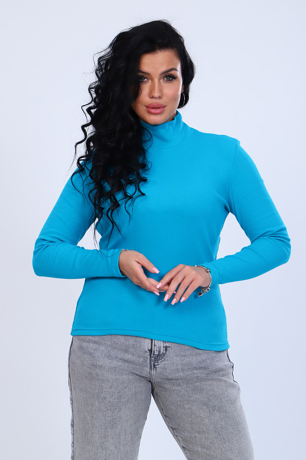 Натали Водолазка 424418 Водолазка Перспектива бирюзовый