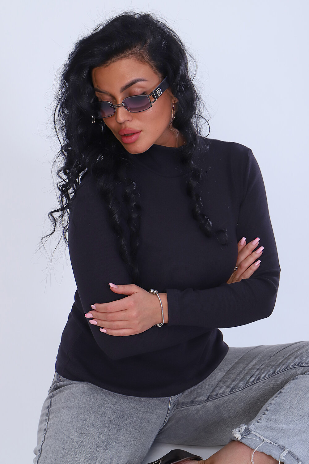 Натали Водолазка 424420 Водолазка Перспектива черный