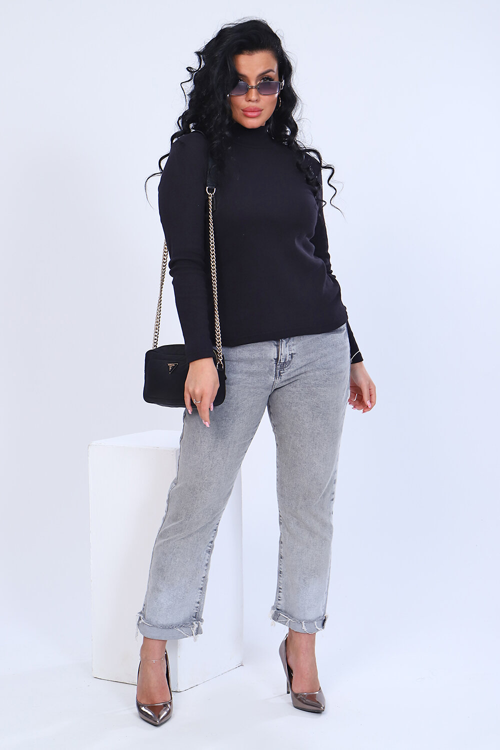 Натали Водолазка 424420 Водолазка Перспектива черный