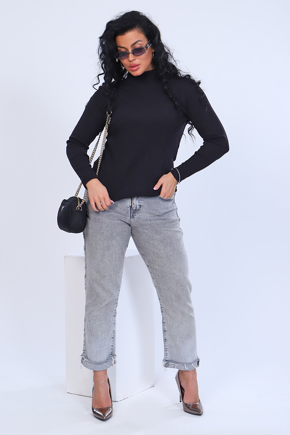 Натали Водолазка 424420 Водолазка Перспектива черный