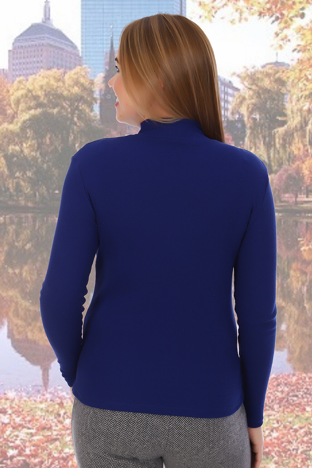 Натали Водолазка 424421 Водолазка Перспектива индиго