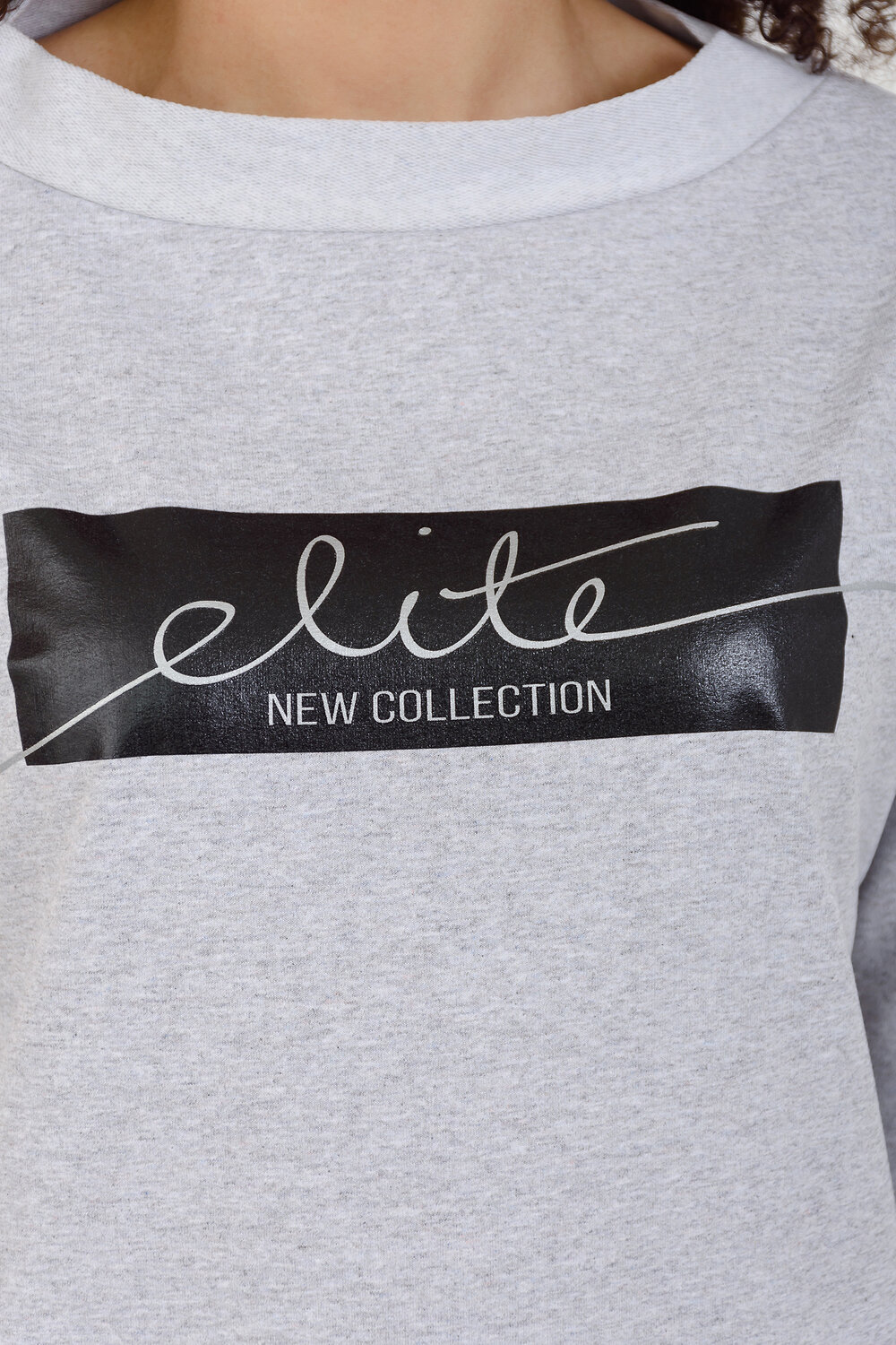 Натали Платье 424599 24810 серый меланж